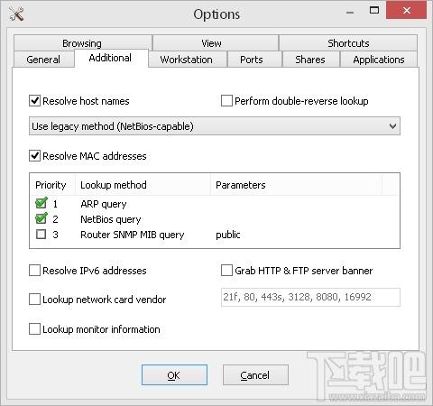 SoftPerfect Network Scanner,ip嗅探器,ip扫描工具